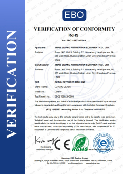 CE marking for butyl glue machine